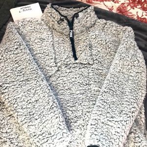 Victoria Secret Pink 1/4 Zip Sherpa